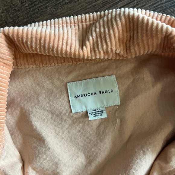 American eagle corduroy peach colored cropped jacket - Picture 4 of 4